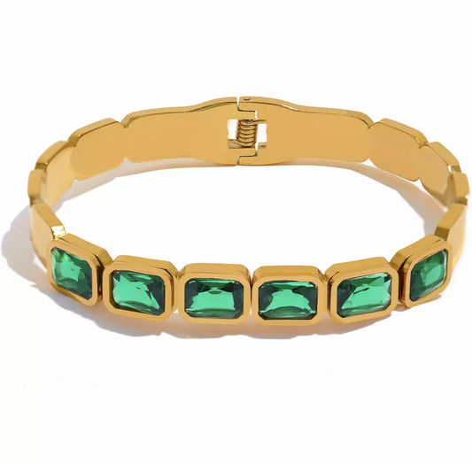 Green Divine Bangle