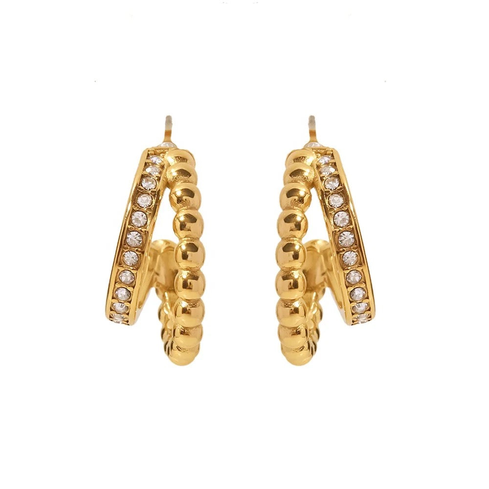 Deffy Gold Hoops