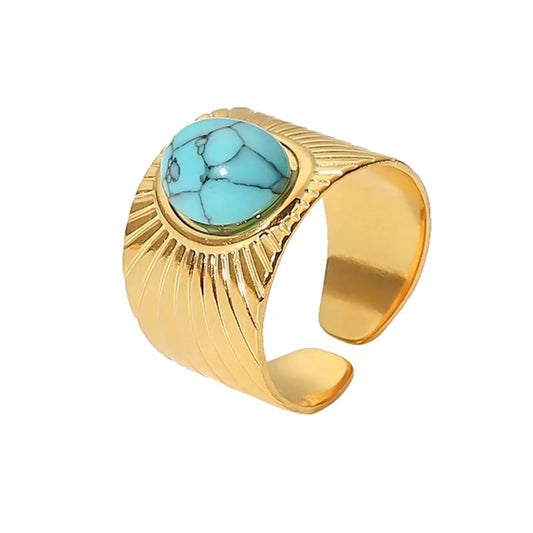 Turquoise Gold Ring