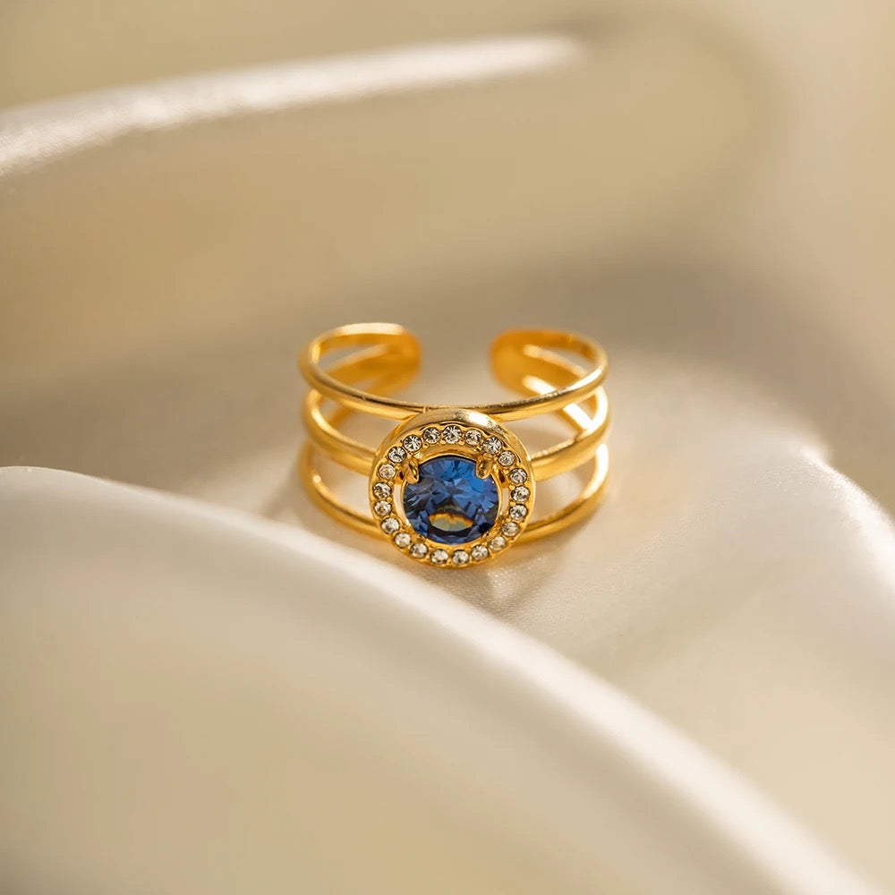 Sapphire Gold Ring